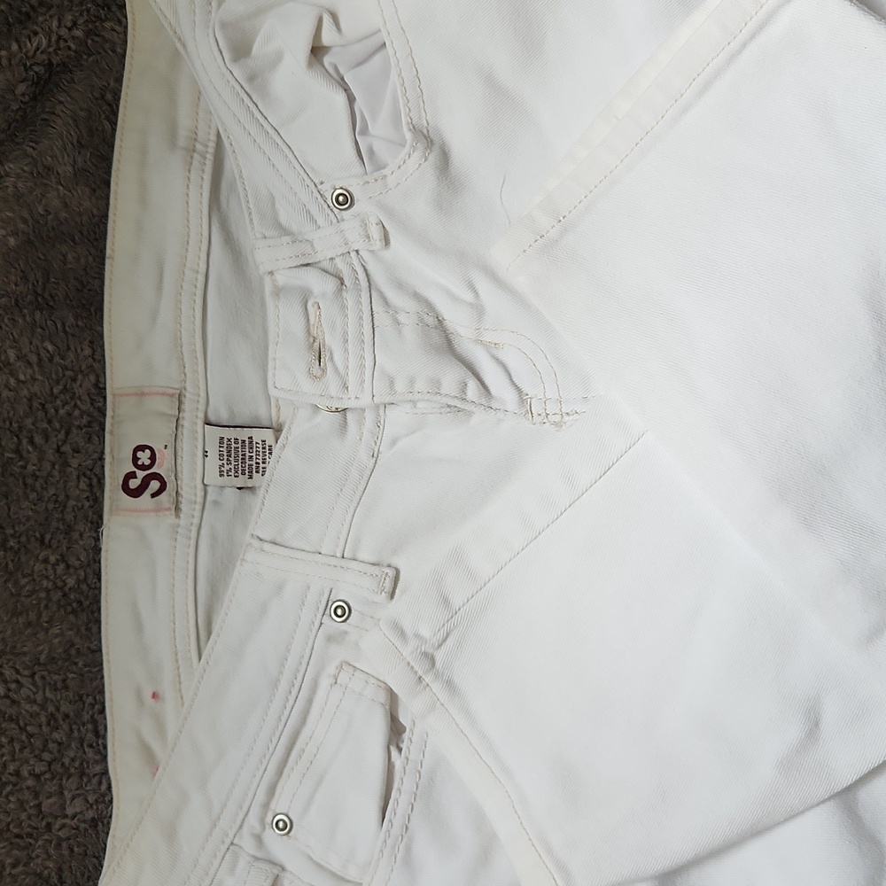 White SO Jeans size 11 straight leg